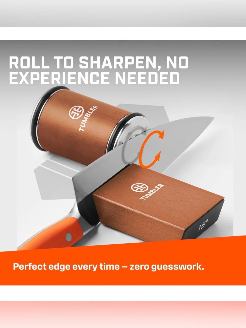 Tumbler Rolling Knife Sharpener Starter Set NIB